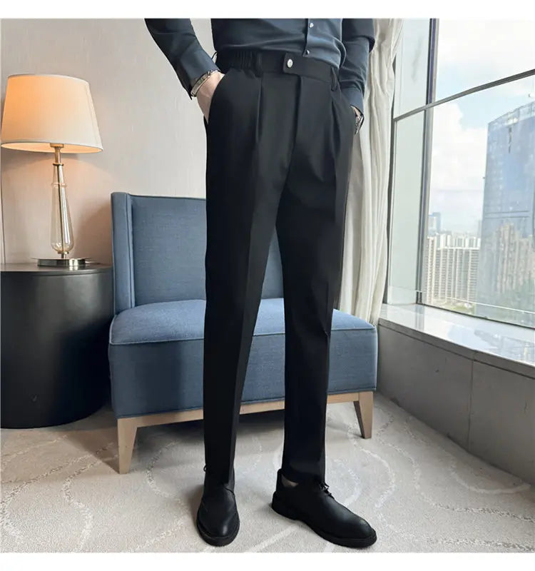 British Slim Fit Business Trousers