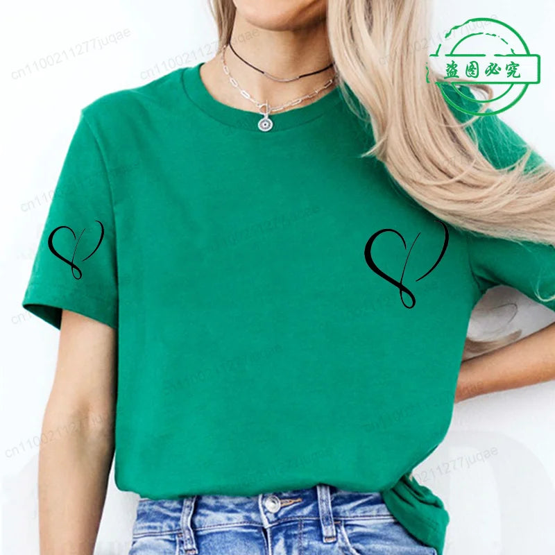 Red Heart Graphic Casual Tee