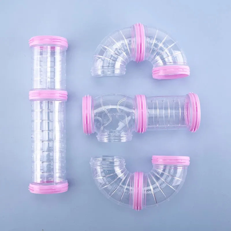 Pipeline Accessories DIY Set  Hamster Cage Renovation External Pipeline Tunnel Small Pet Supplies Toy