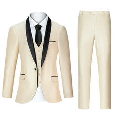 Peak Lapel Three-Piece Suit