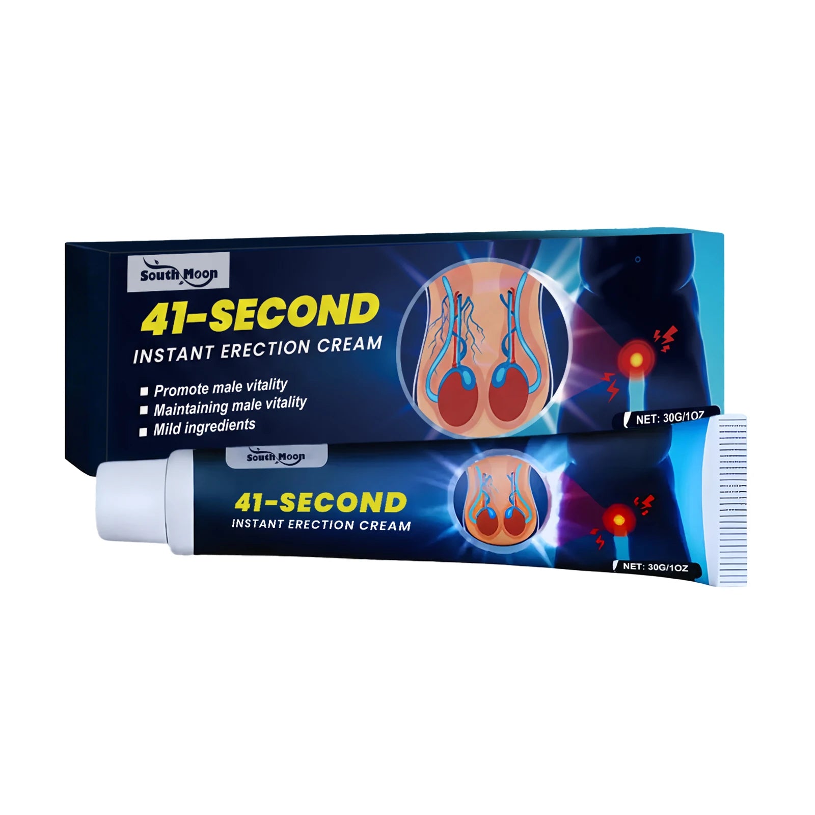 Men's Care Cream, with mild ingredients to comfort and care for men’s body, external topical care cream for daily use.
