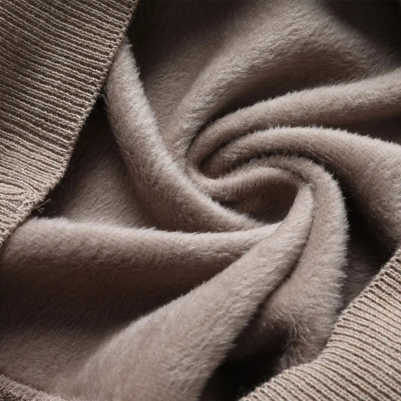 Thermal Fleece High-Neck Men’s Sweater