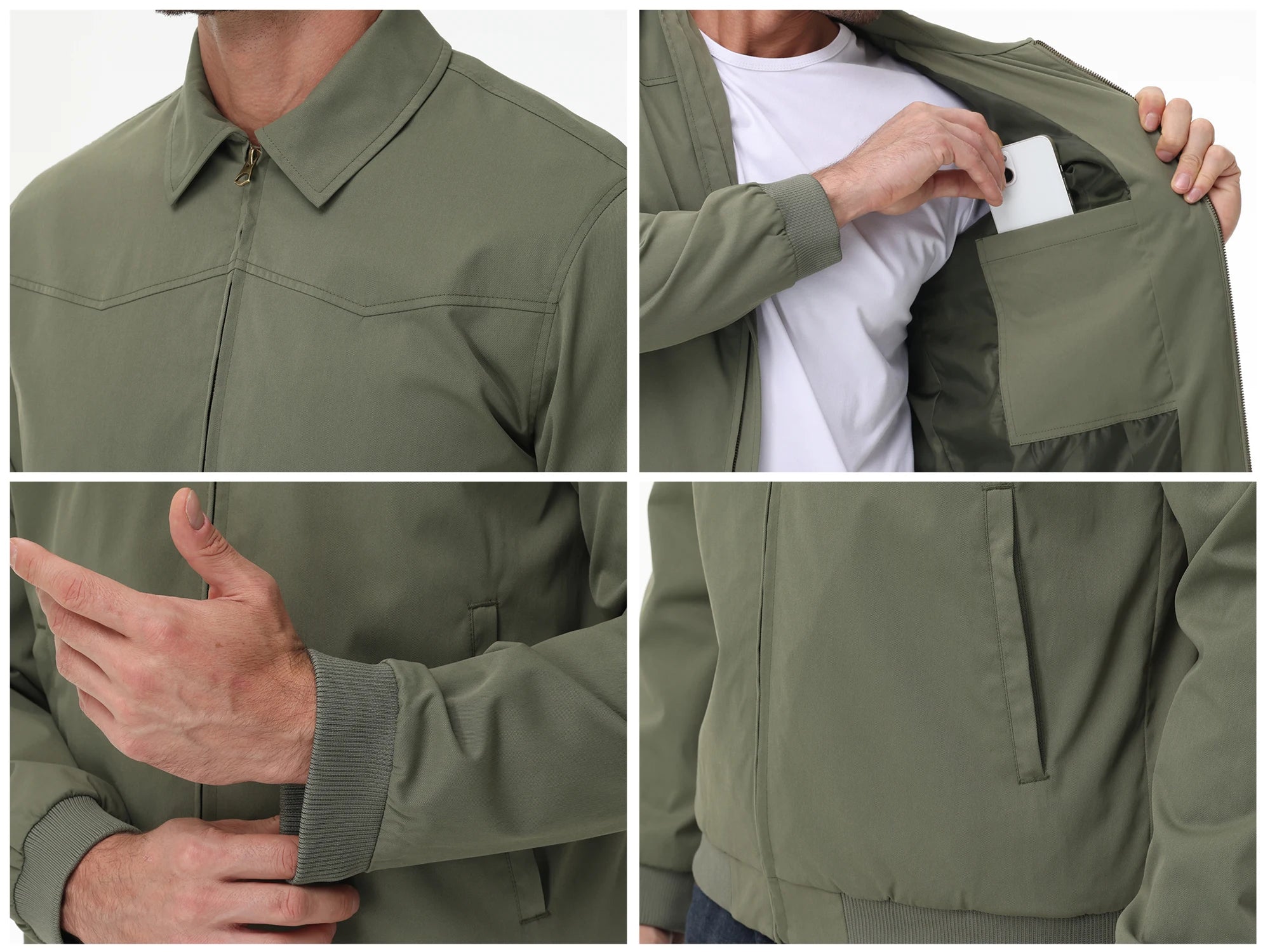 Slim Waterproof Cargo Jacket