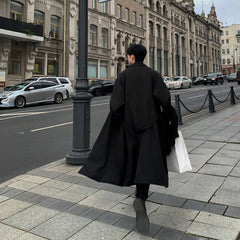Korean Inspired Long Windbreaker