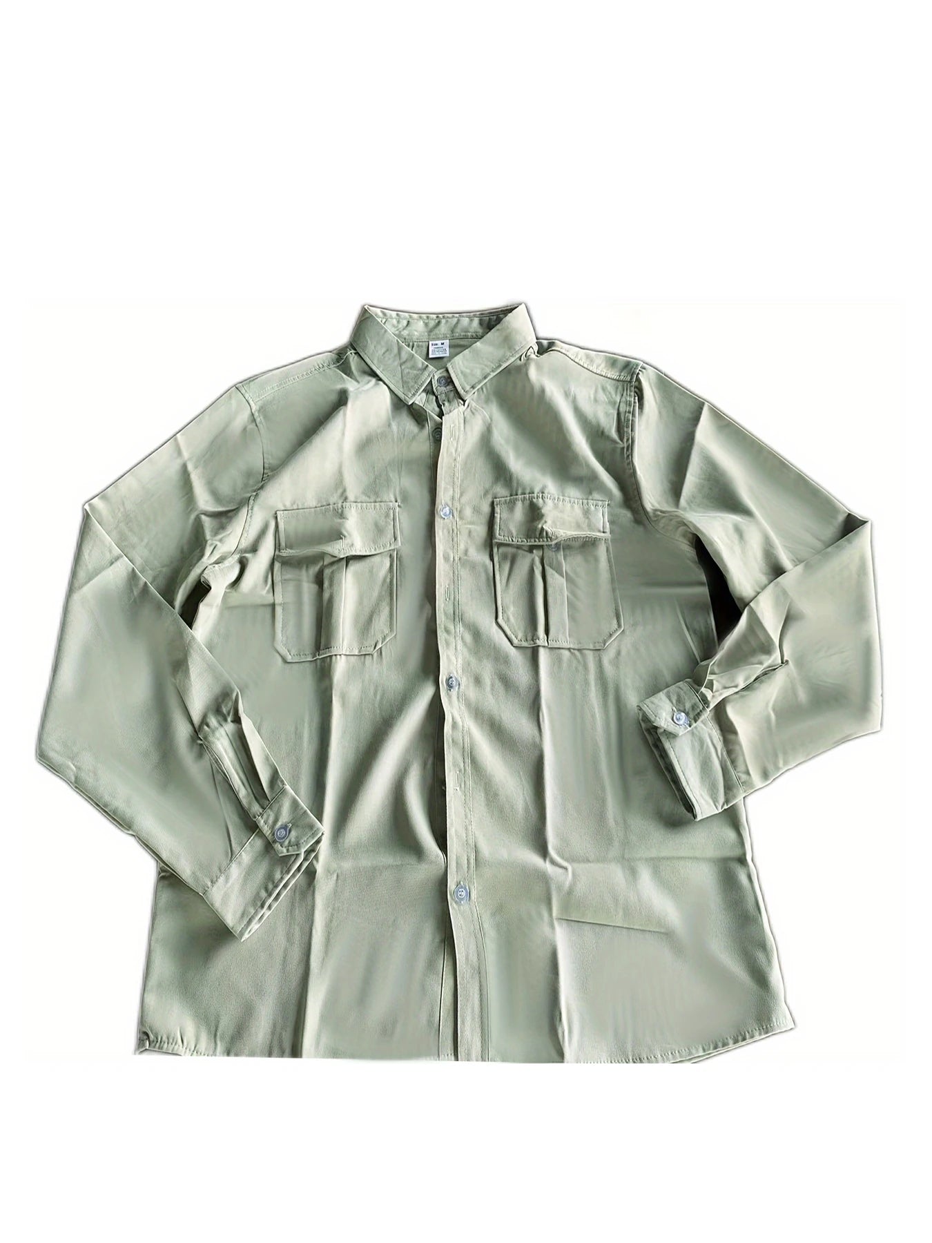 Multi Pocket Workwear Shirt Men
