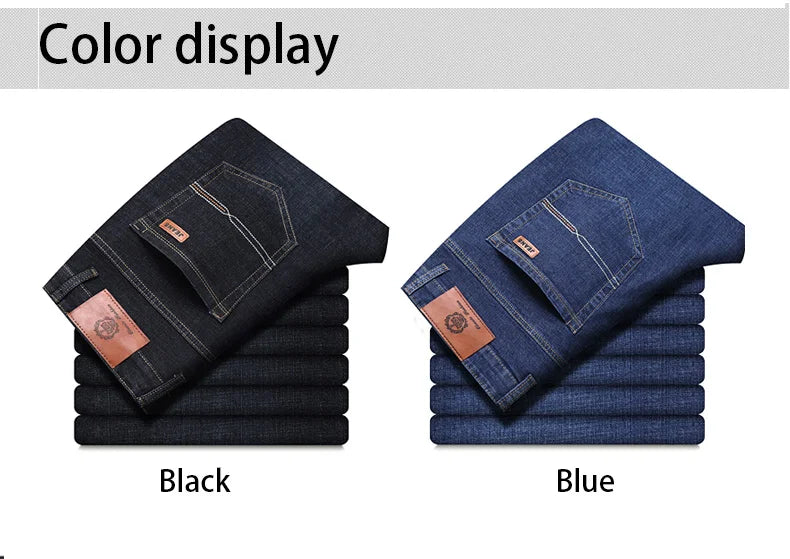 Slim Straight Business Denim