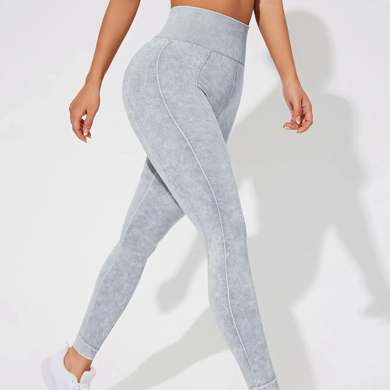 Women Vintage Leggings Gym Fitness Athletic Workout Elastic Leggins Good Elastic Yoga Pants Push Up Sports Training Tights