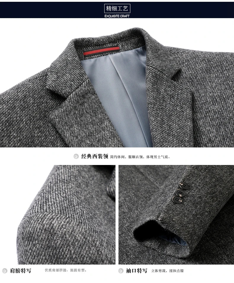 Elegant Tweed Business Blazer