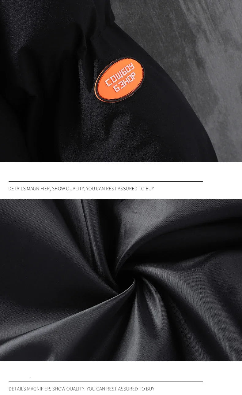 Warm Hooded Parka Jacket