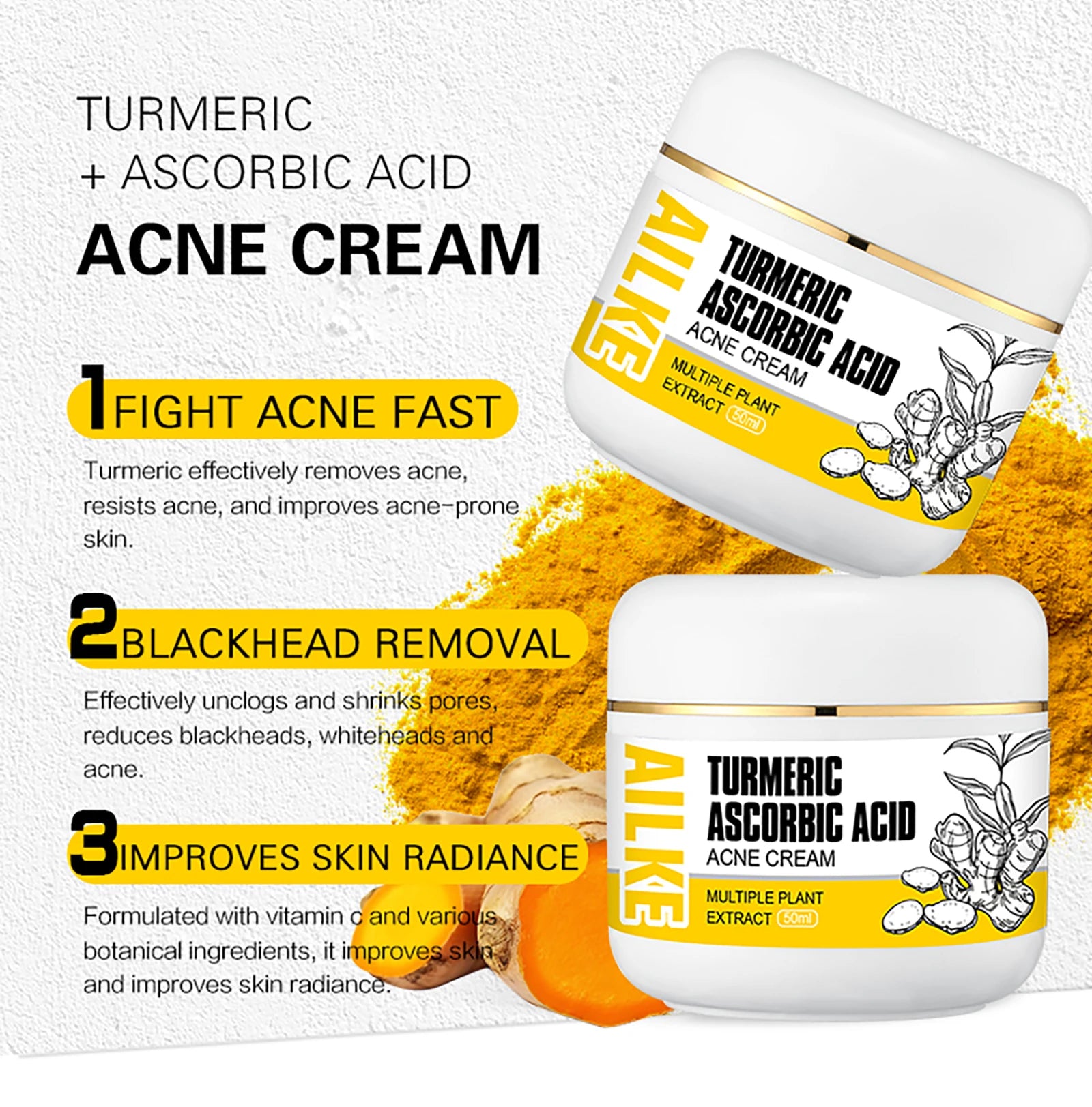 Organic Turmeric Brightening Skincare Set