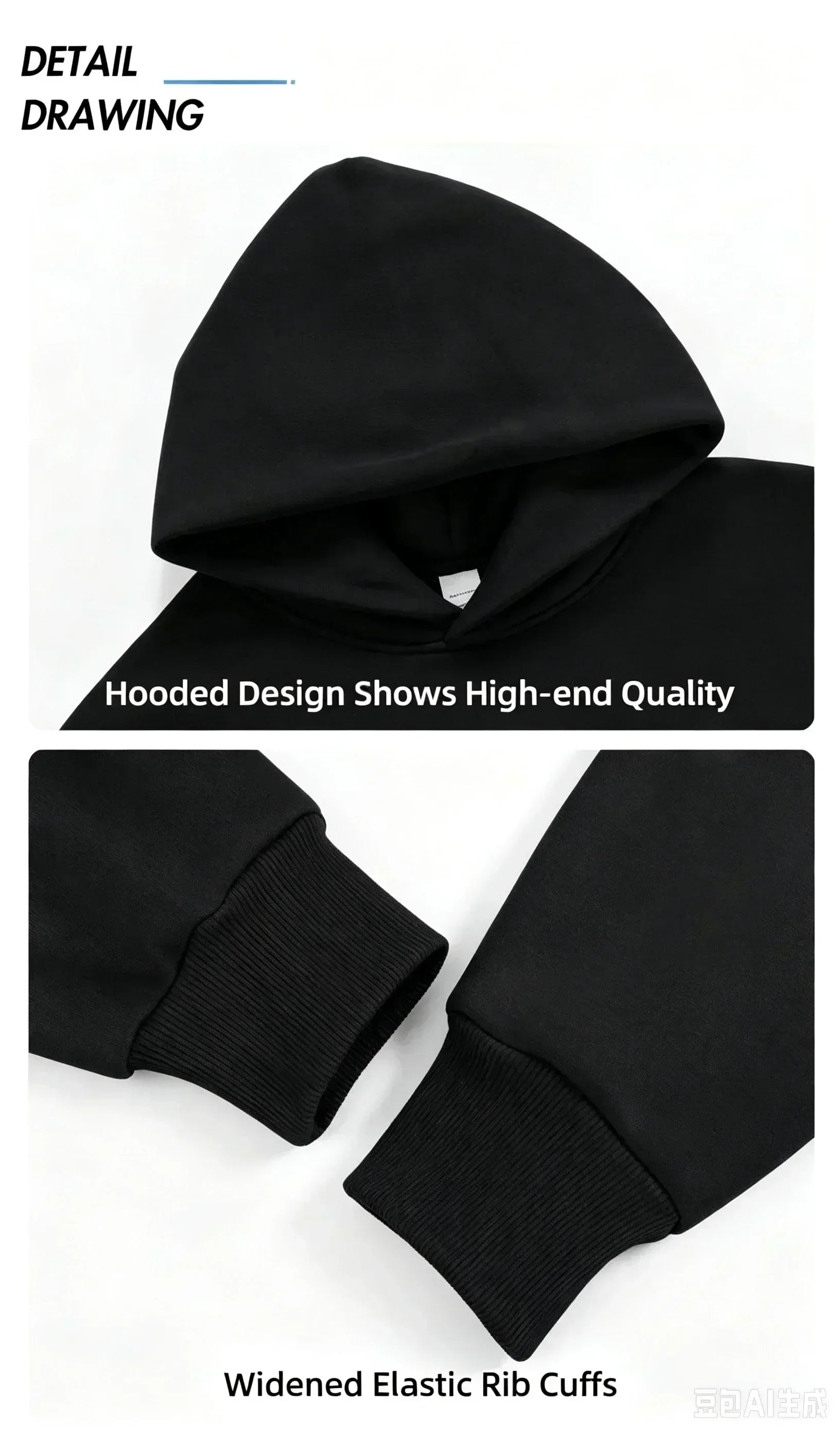 New men's and women's casual sweatshirts for autumn and winter, outdoor fitness jogging warm sweatshirts and men's hoodies