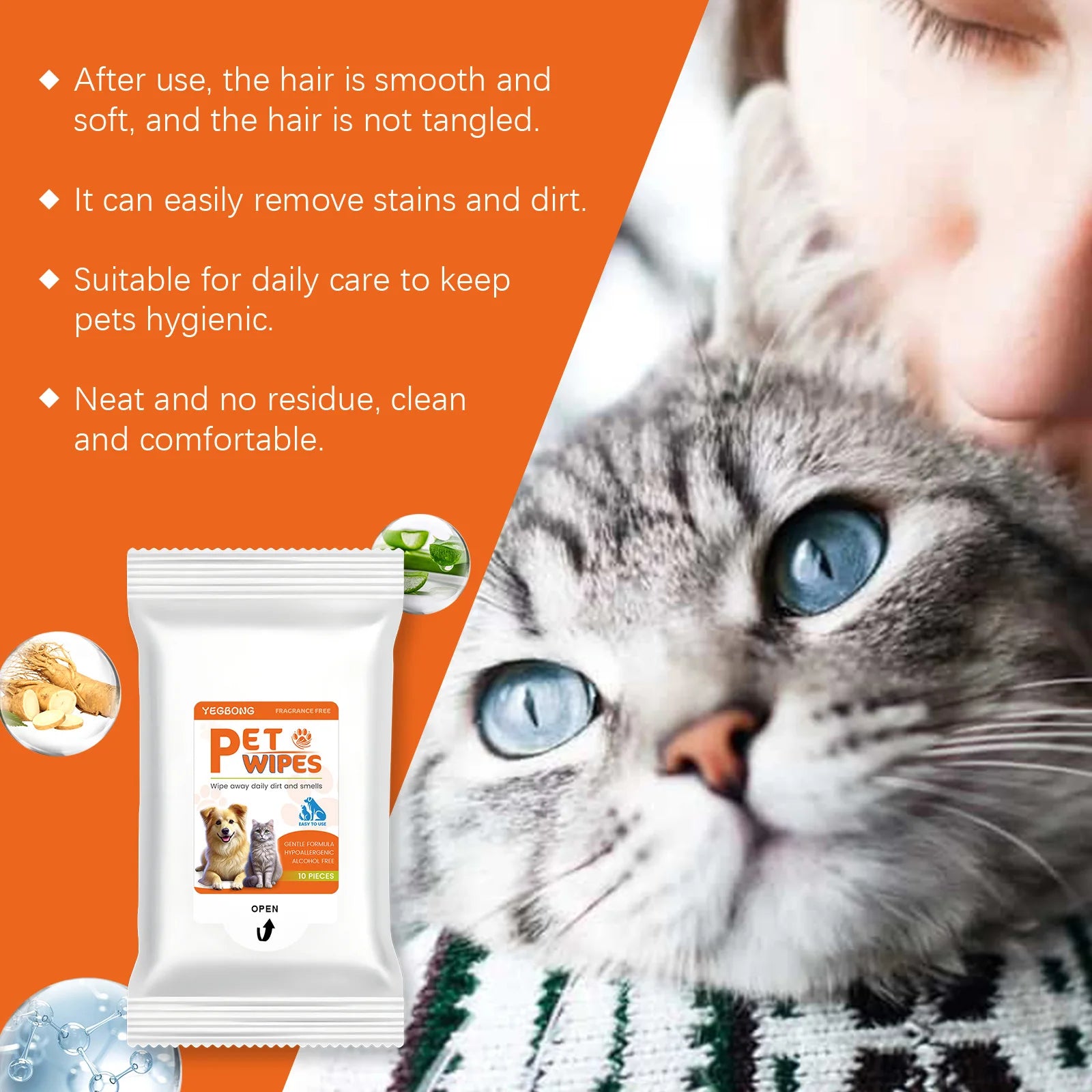 Skin-Friendly Tear Stain Wipes