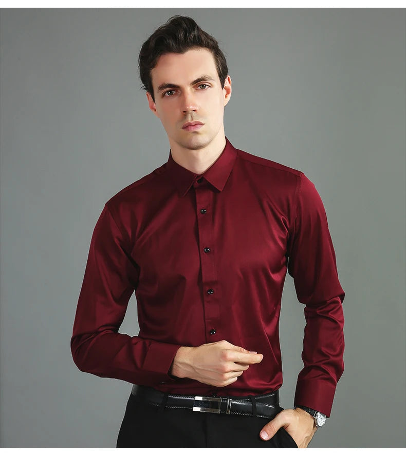 Slim Social Business Shirt Men