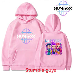 Anime Print Casual Warm Hoodie