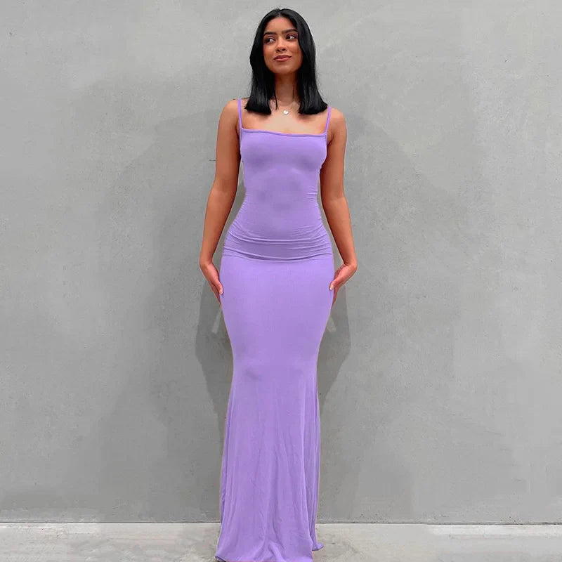 Elegant Mermaid Evening Maxi Dress