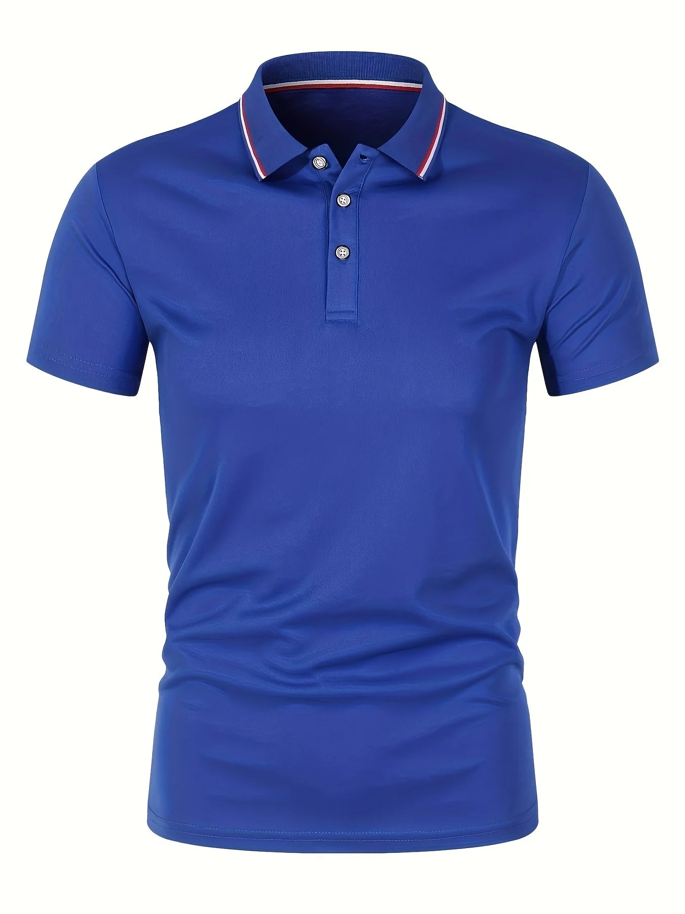 2025 Hot Sale Men's Summer Casual Breathable Comfortable Polo Shirt Men's Solid Color High Quality Short Sleeve T-Shirt