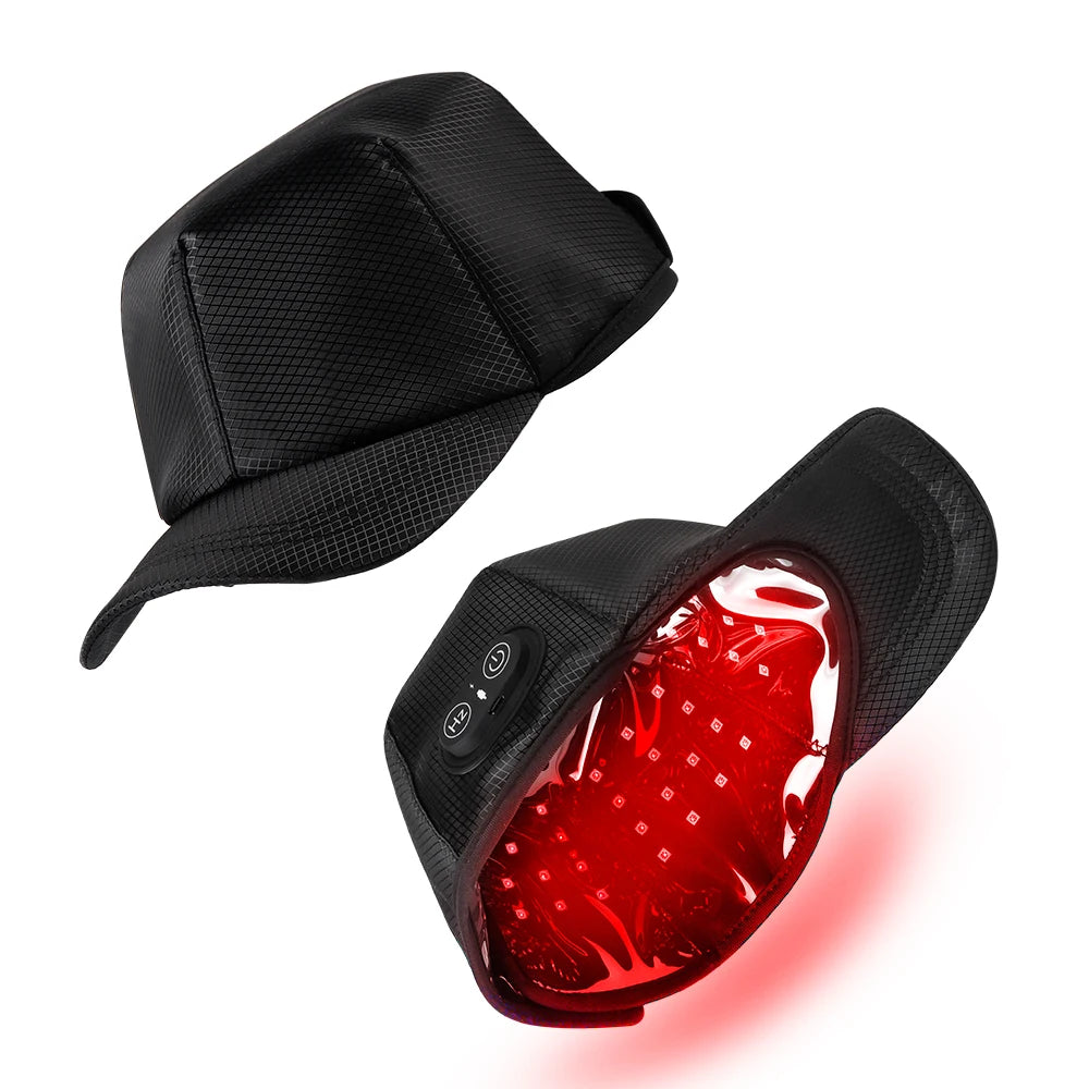 650nm+850nm Infrared Red Light Hair Growth Cap Hair Loss Treatment Hat Anti Hair Loss Restore Hair Thickness Hair Regrowth Care