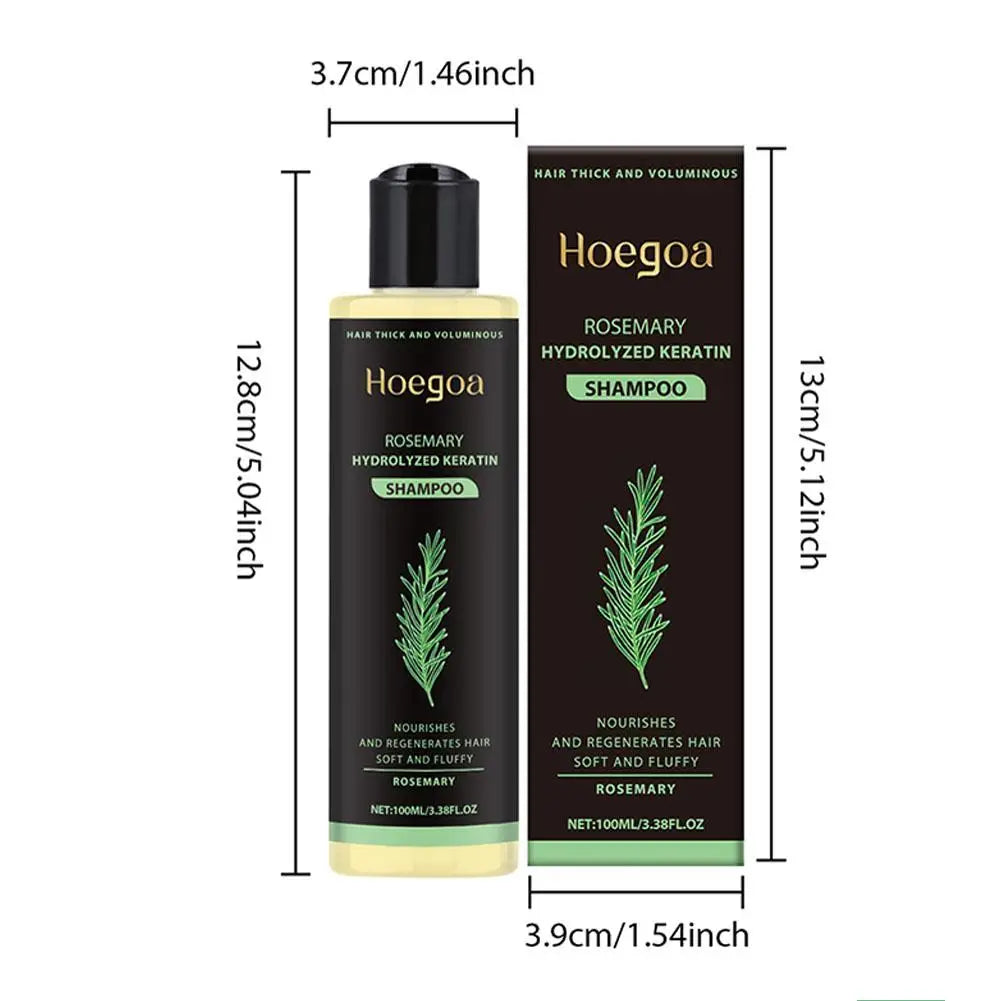 1/2PCS Rosemary Hair Growth Shampoo Organic Rosemary Oil for Hair Growth, Natural Anti Loss Thickening Shampoo for Thinning Hair