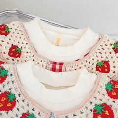 Sweet Plaid Baby Winter Dress