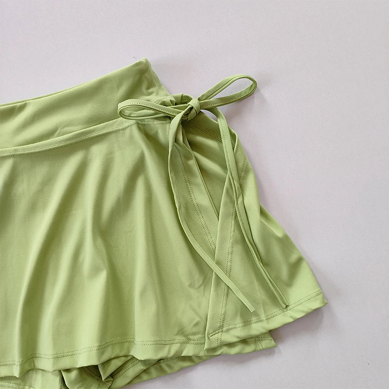 Sport Yoga Tennis Skirt Shorts