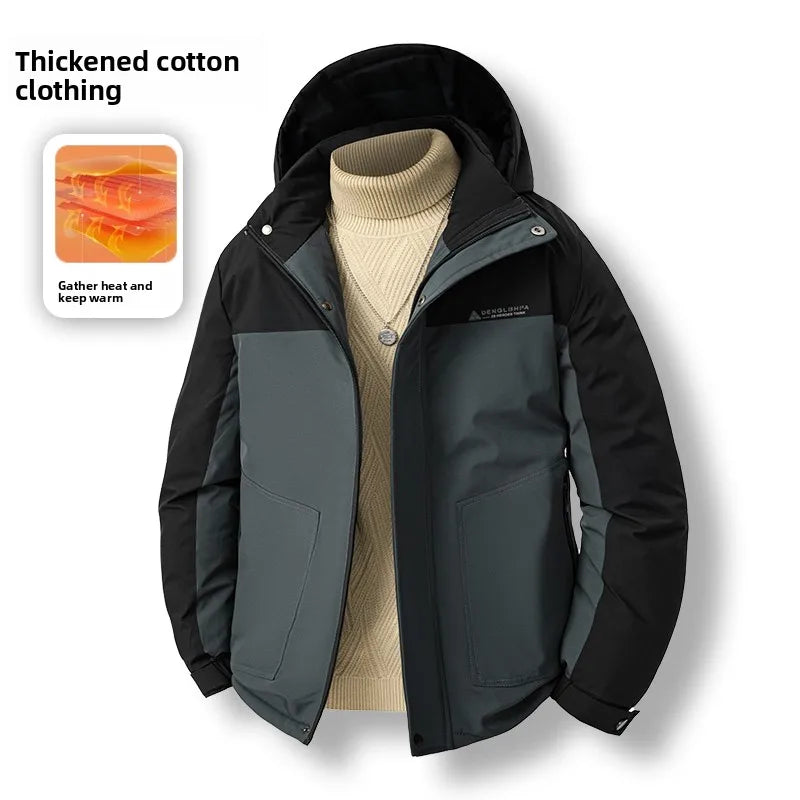 Windproof Winter Down Men Jacket