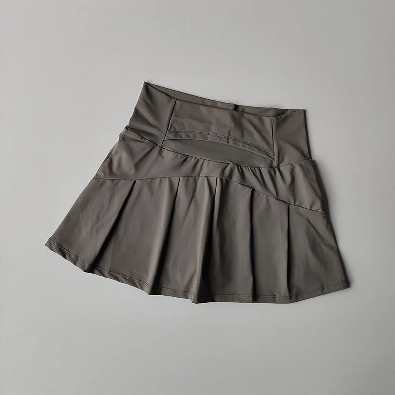 High Waist Tennis Skirt Shorts