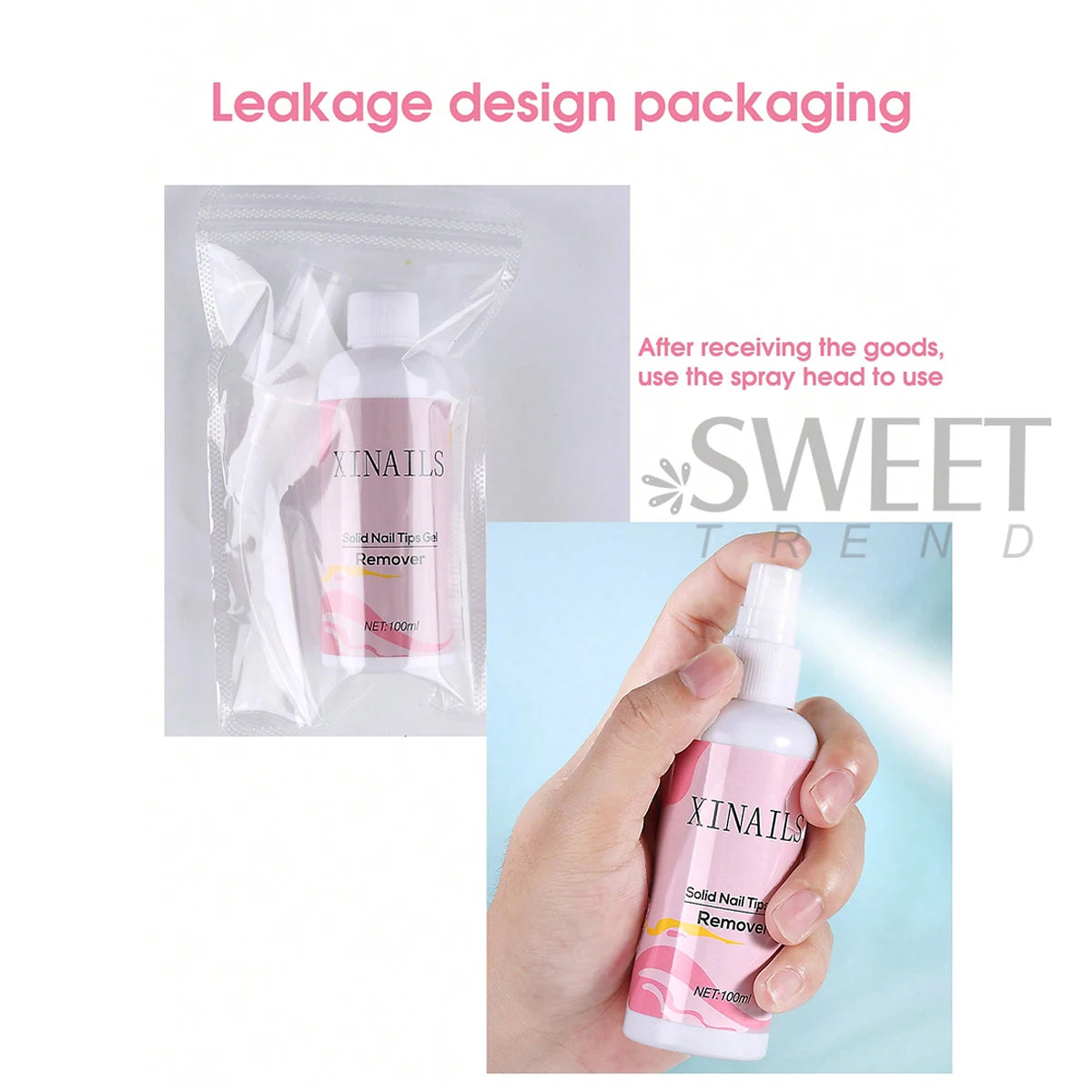 100ml Solid Nail Tips Gel Remover Liquid Quick Softening Removal Press On Nails With Nutritional Oil Care Tools Manicure No Harm