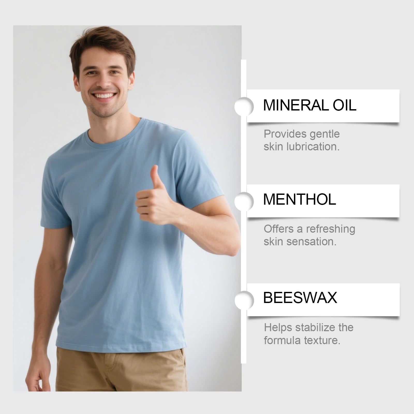 Men's Daily Skin Care Patch - All-in-One Gentle & Mild Formula, External Use for Full Body,Nourishes & Sustains Comfortable Skin