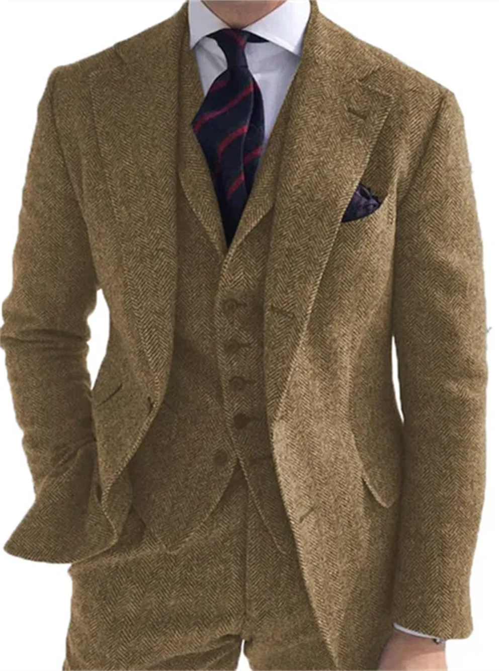 Green Tweed Three Piece Suit