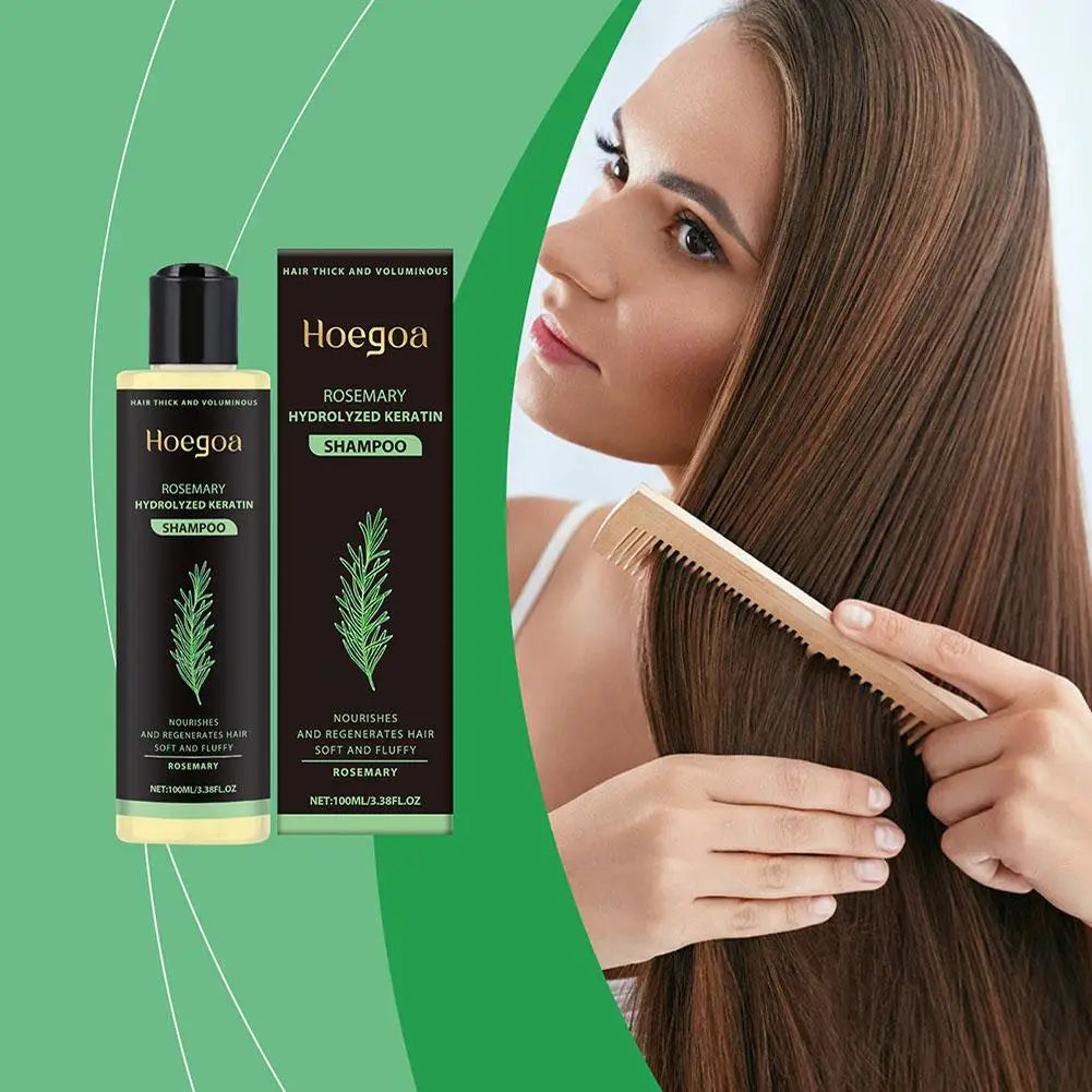 1/2PCS Rosemary Hair Growth Shampoo Organic Rosemary Oil for Hair Growth, Natural Anti Loss Thickening Shampoo for Thinning Hair