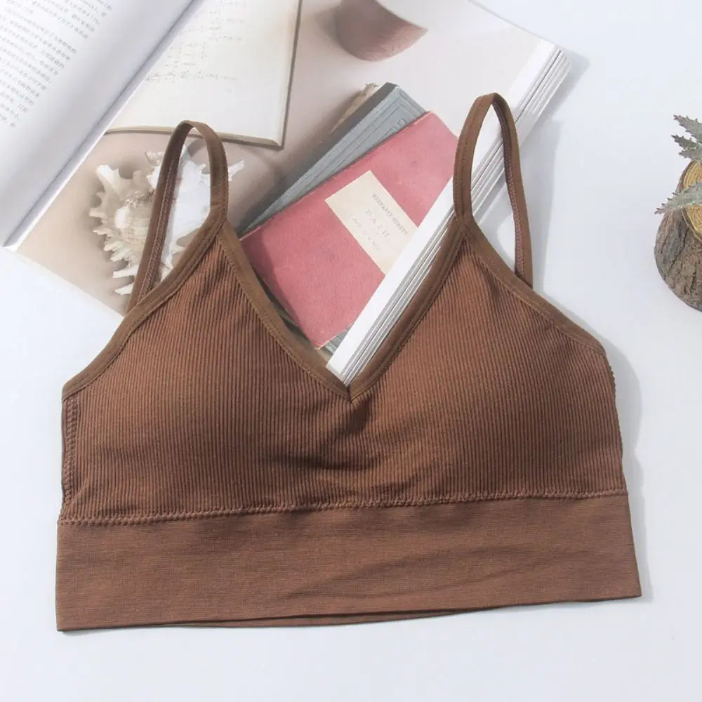 Sexy Nylon Thin Strapes Sports Bra Fitness Sport Brassiere Tops Gym Bra Backless Push Up Bras Running Women Sports Bra Women Bra