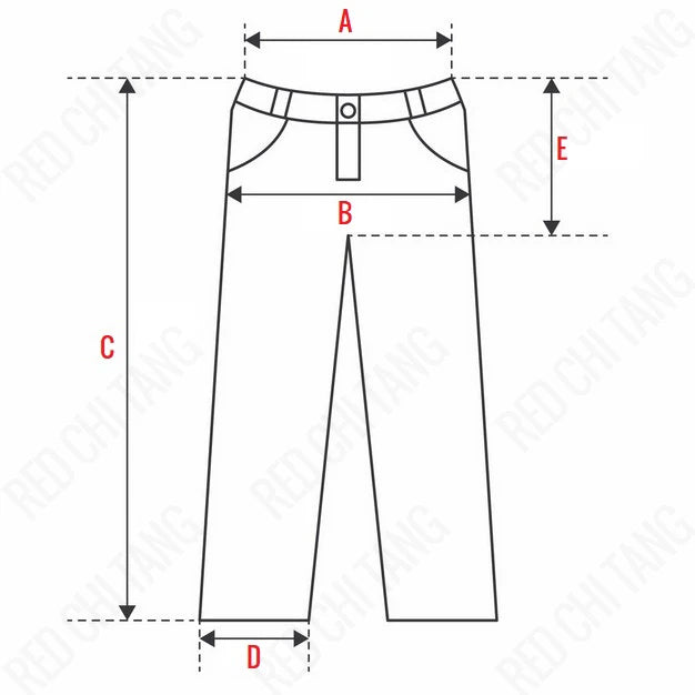 Stretch Cotton Straight Golf Trousers