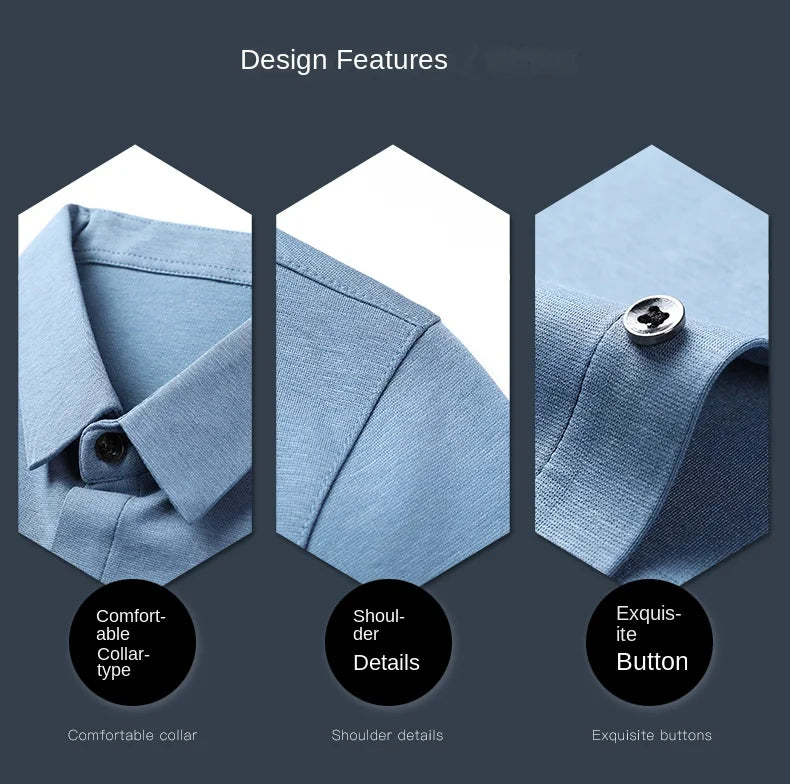 Mulberry Silk Blend Slim Shirt