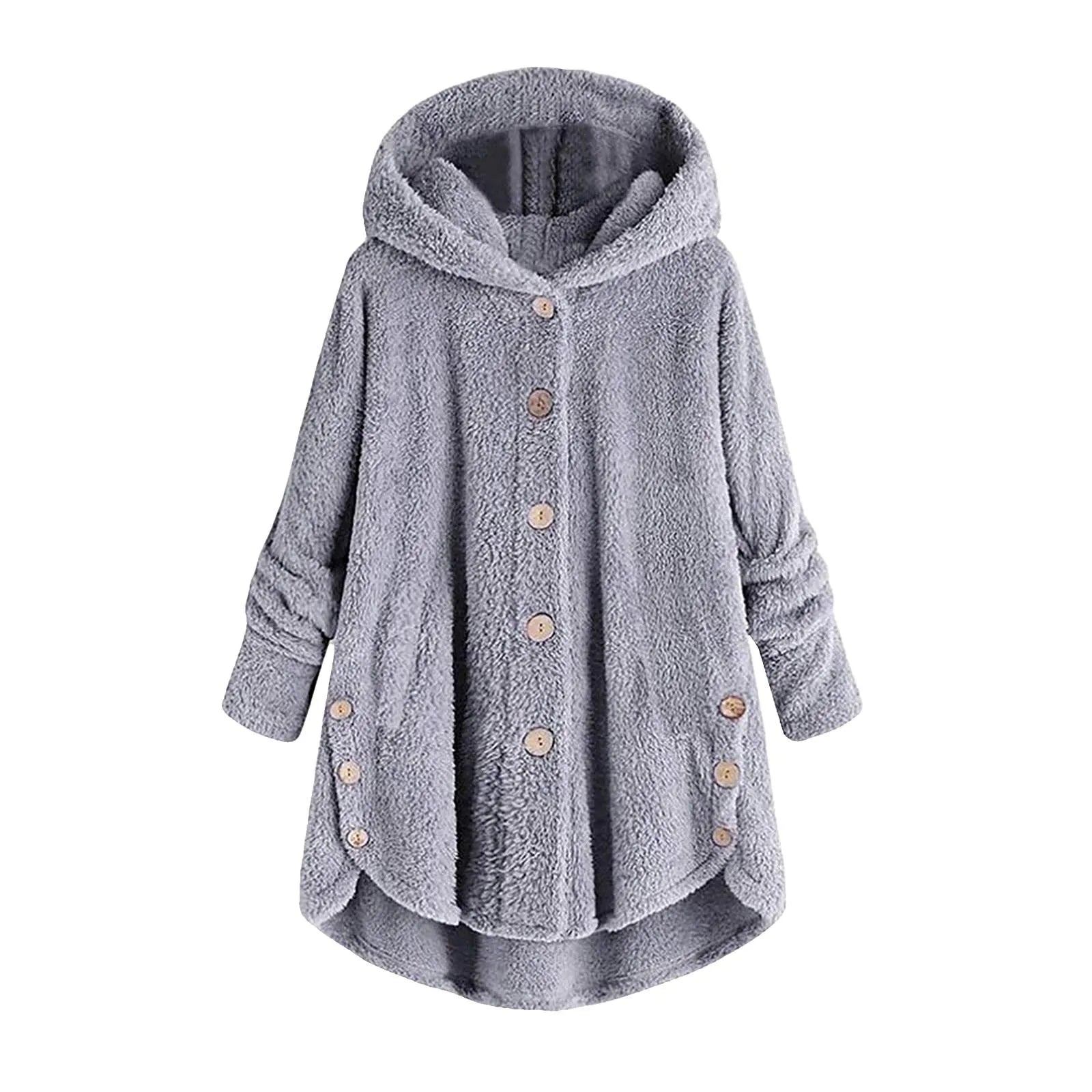Plush Wool Blend Winter Coat