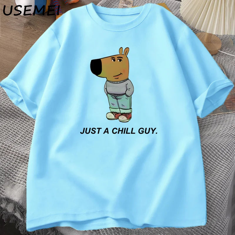 Chill Meme Graphic Cotton Tee