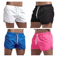 Summer Casual Shorts Men Breathable Beach Shorts Ice Silk Comfortable Fitness Basketball Sports Short Pants Male Running Shorts