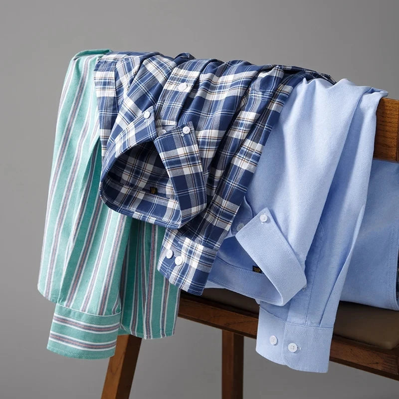 Oversized Cotton Oxford Short Shirt