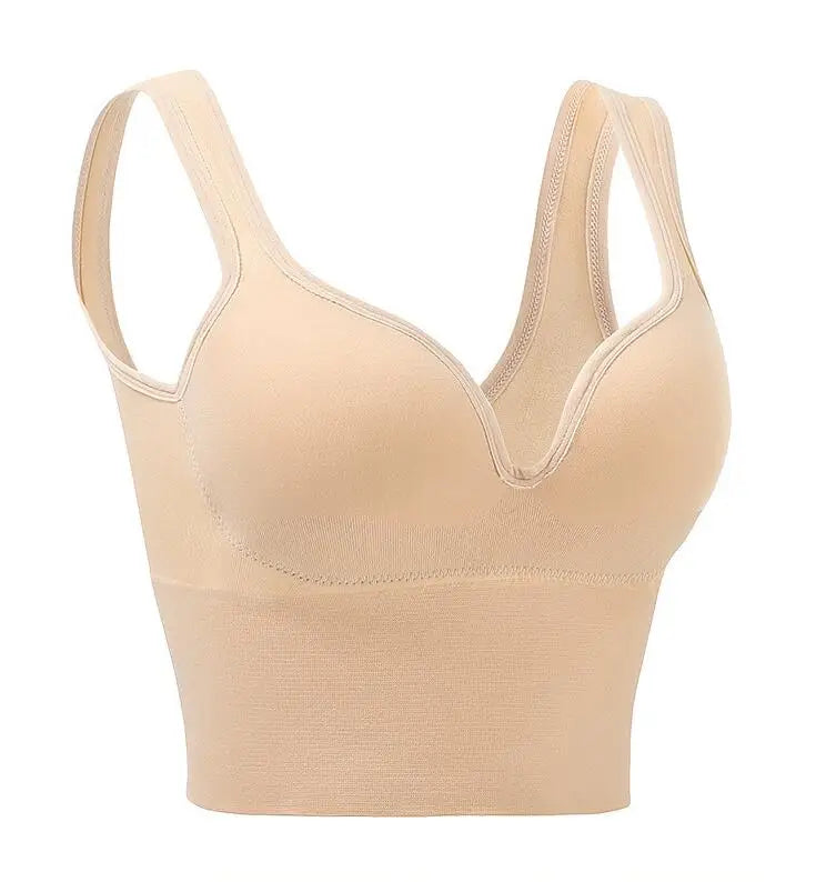 Sexy Sports Bra Beauty Back Push Up Bras Big Backless Straps Soft Support Lingerie For Women Underwear