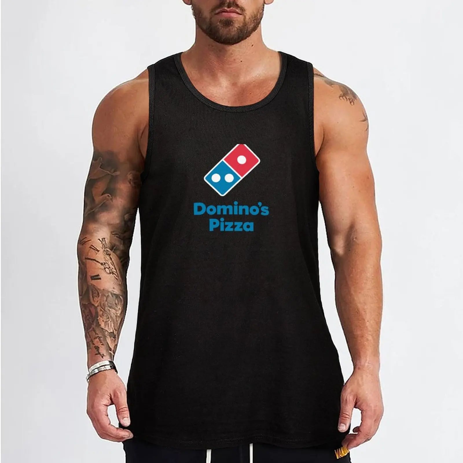 Dominos Pizza Tank Top Gym Training Tank Top Moisture Wicking Performance