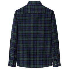 Classic Cotton Plaid Casual Shirt