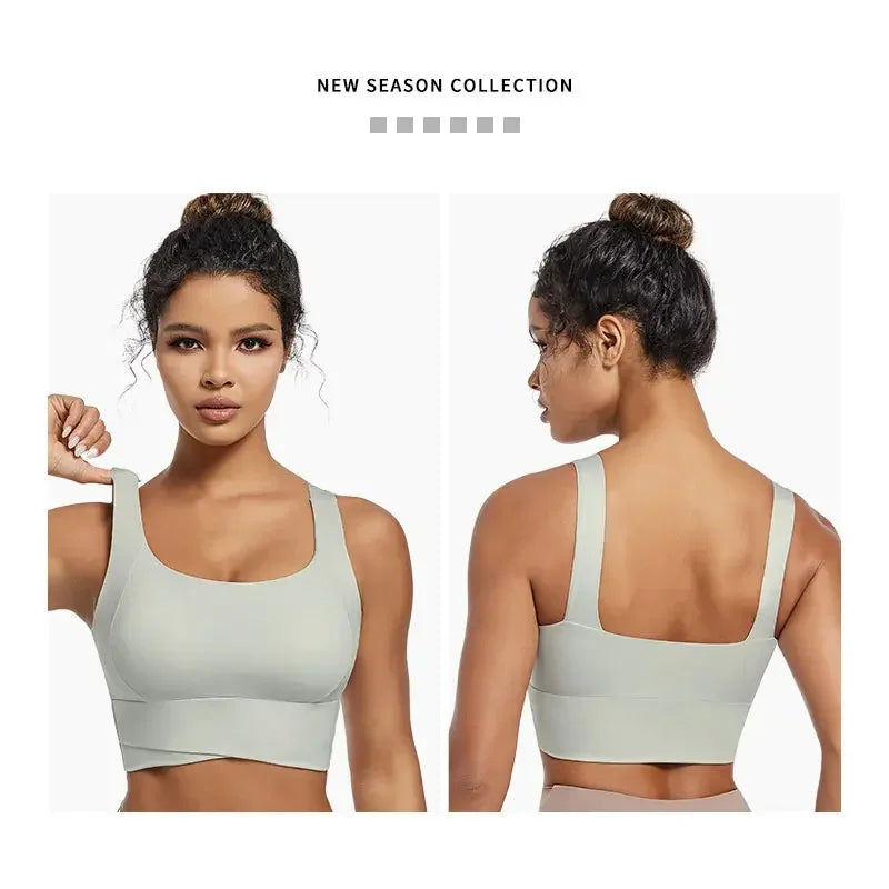 High Impact Sports Bras For Women High Support Padded Sports Bra Workout Fitness Crop Top For Women Racerback Bra For Yoga