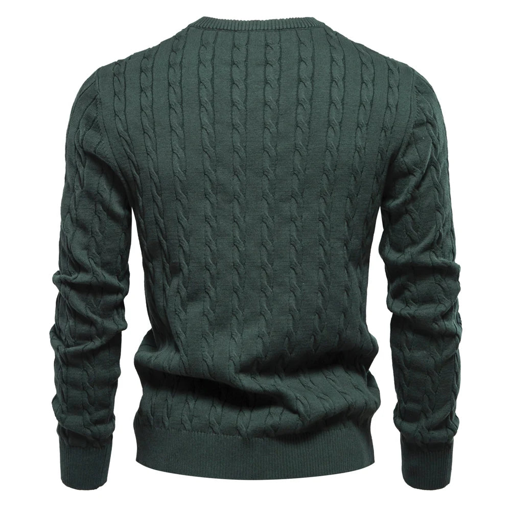 Giraffe Embroidered Knit Pullover