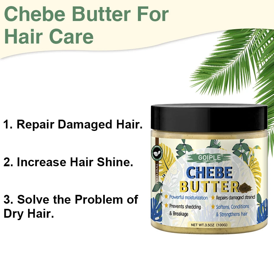 Hair Care 5pcs Rosemary & Chebe Oil Men and Women Dry Frizzy Hair Moisturize Nourish Products Chebe Butter & Powder with Serum