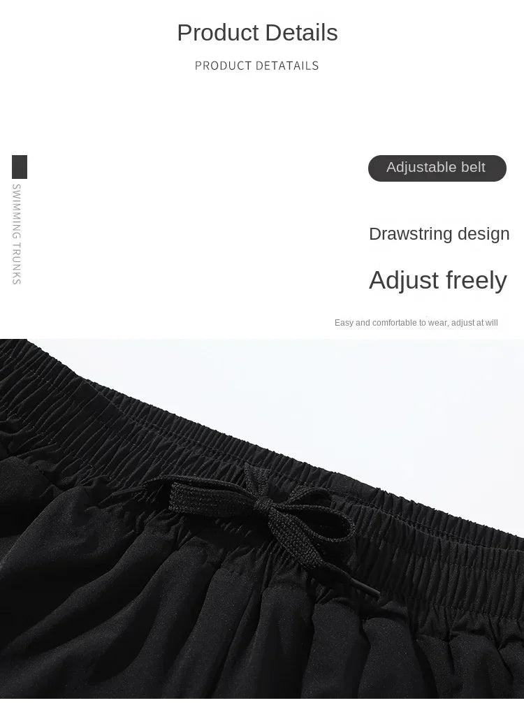 Men's Swim Trunks Quick Dry Athletic Shorts with Compression Liner for Beach Pool Running Gym