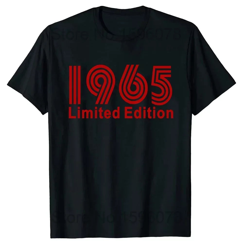 Vintage 1965 Birthday Graphic Tee