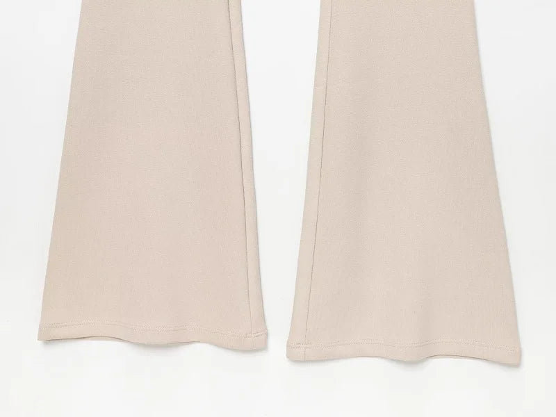 Sleek Flared Backless Summer Jumpsuit