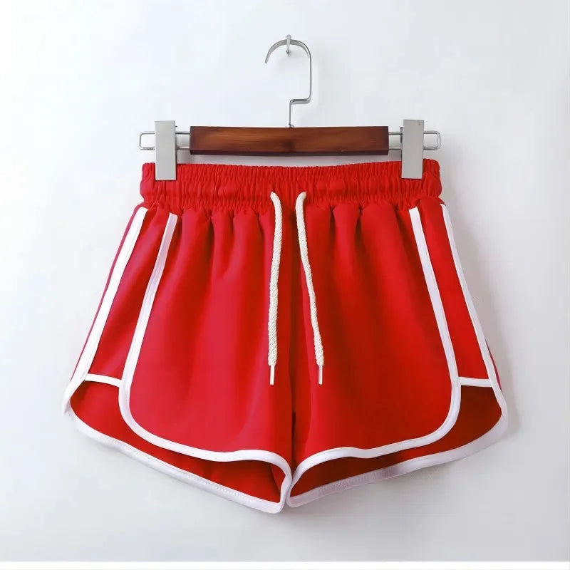 Summer Men and Women casual loose straight shorts lady stylish thin breathable wide leg gym short pants Women yoga Shorts