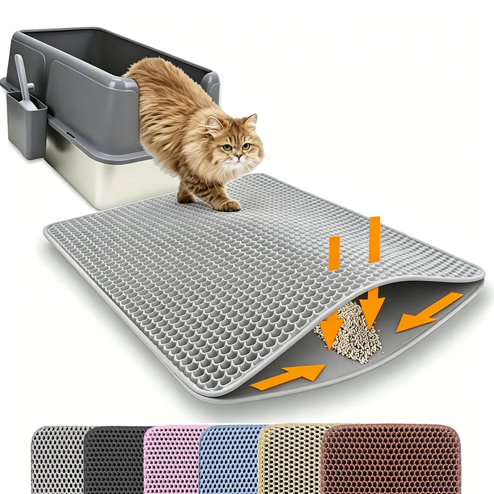 Double Layer Non-Slip Litter Mat