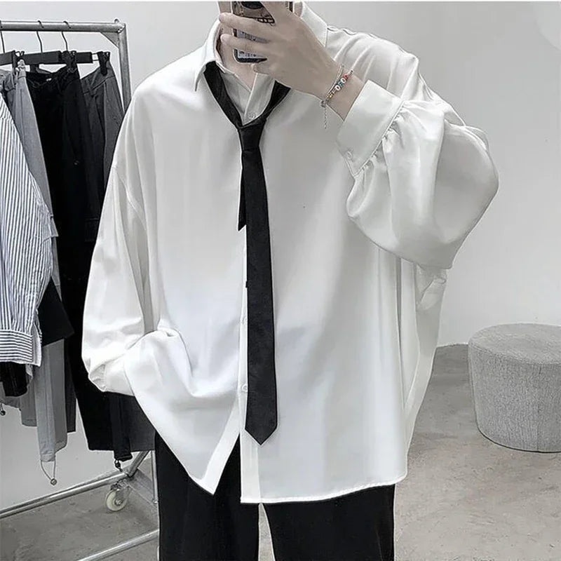 Loose Office Button Shirt Women