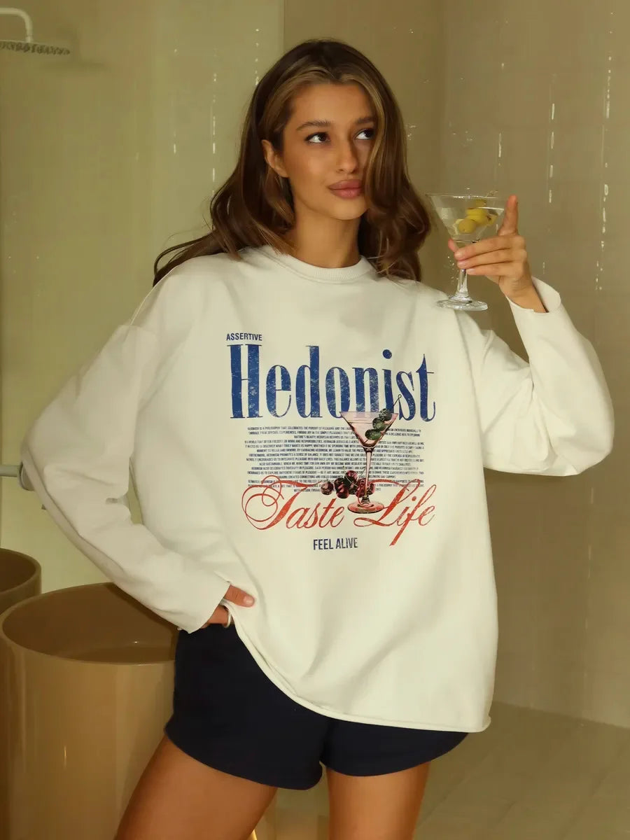 Streetwear T Shirts Women Clothing Print Long Sleeve Tees Casual Fashion  Camisetas Cartoon Y2k Tops Oversized T-shirts